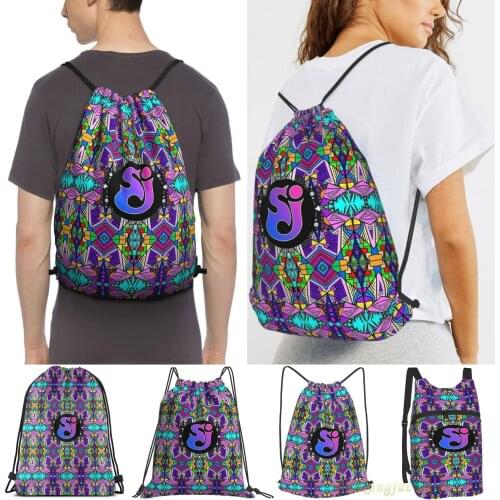 String Cheese Incident - Trippy Pattern Men Outdoor Travel Gym Bag Waterproof Drawstring Backpack Women Fitness Sackpack Bag