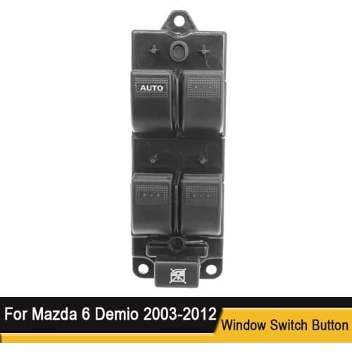 Electric Power Car Window Switch Control Master Switches GJ6A-66-350 For Mazda 6 Demio 2003-2012 GJ6A-66-350 GJ6A66350 BJ2G66350