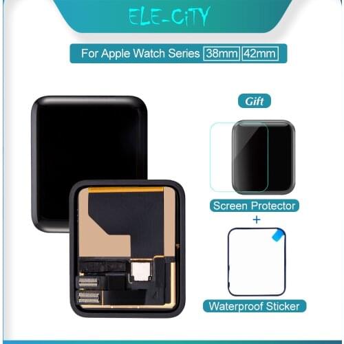100% OEM Screen For Apple Watch Series 1 LCD Touch Screen OLED 3D Display Digitizer Full Assembly For iWatch 38mm 42mm 44mm