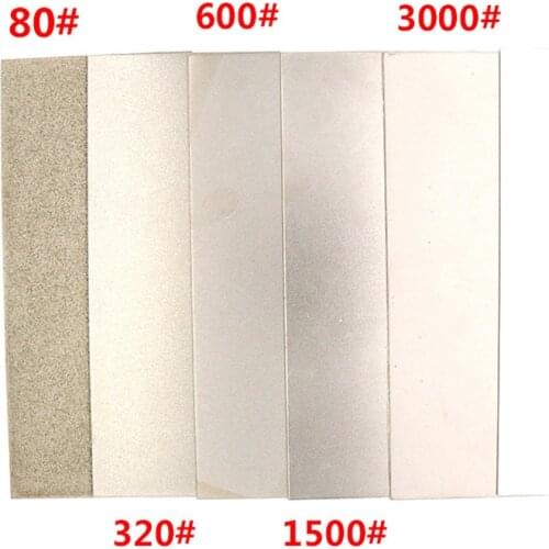 1pcs 80-3000 Grit Square Thin Diamond Sharpening Stone Useful Knife Sharpener Stone Plate Whetstone Knife Sharpener Grinder