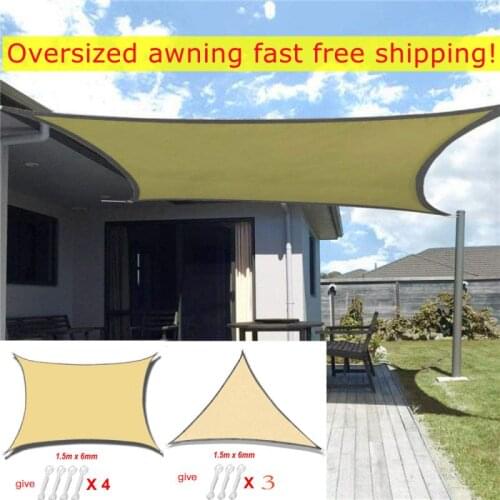 Waterproof Awning Sun Shelter Sunshade Protection Outdoor Balcony Garden Camping Fishing Sunscreen Tent UV Protective Cover