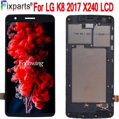 5.0" For LG K8 2017 LCD Dual Sim X240 X240K X240H LCD Display Touch Screen Digitizer Assembly Replacement For LG X240 LCD