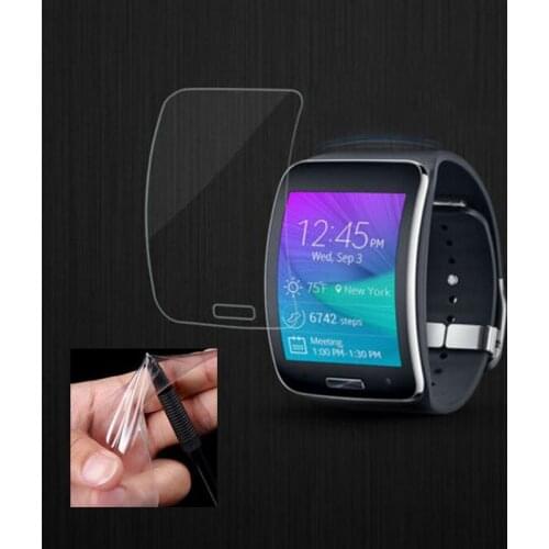 2pcs Anti-shock Soft TPU Ultra HD Clear Protective Film Guard For Samsung Galaxy Gear S R750 Full Display Screen Protector Cover