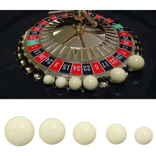 3pcs Russian Roulette Ball Casino Roulette Game Replacement Ball Resin Ball 12/15/18/20/22mm