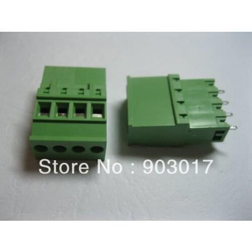 30 Pcs Per Lot 5.08A 5.08mm Straight 4 pin Screw Terminal Block Connector Pluggable Type HIGH Quality HOT Sale