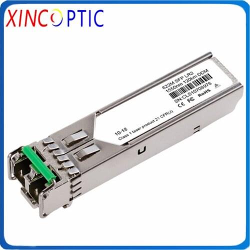622Mbps SM LC SFP Module,622M,1550nm,120KM,DDM,Dual Fiber,LC SFP Fiber Transceiver Module