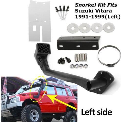 Left Side Snorkel Kit For Suzuki Vitara 1991-1999 1.6L Petrol G16B 4WD 4x4 Air Intake
