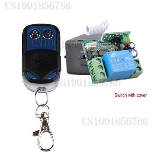 DC12v 1CH A ON B OFF wireless RF Remote Control Light Switch System With Push transmitter +Case