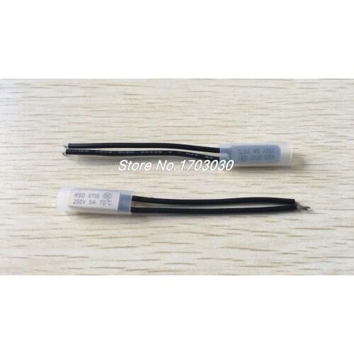 200 pcs KSD9700 Bimetal Temperature Switch 70C NC Hot Sale Normal Close