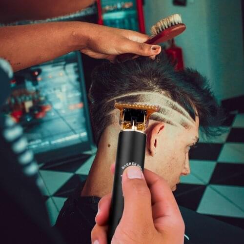 Electric Hair trimmer USB Rechargeable LCD Hair Clipper Fade Haircut Cordless Shaver Trimmer 0mm Men Barber Hair Cutting Machine