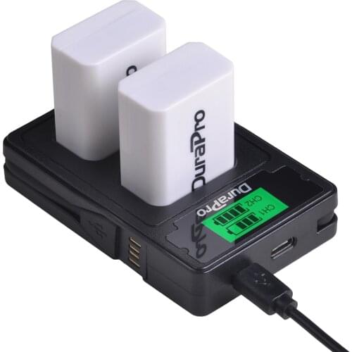 2x 2000mAh NP-FW50 NP FW50 FW50 Replacement Battery Charger Set For Sony A6000 NEX-7 NEX 5N F3 3D 3DW 3K 5C Alpha 7R II Camera