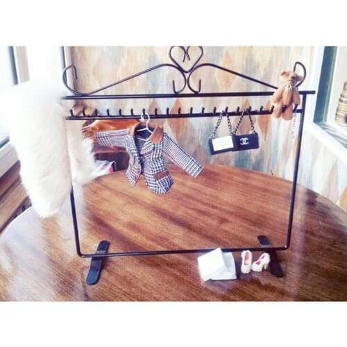 1 PCS Metal 1/6 Doll Clothes Rack Hanger for Blyth, Pullip, Barbies, Azone Doll Furniture Accessories