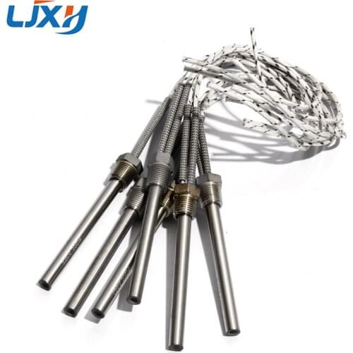 LJXH 20mm Tube Diameter Heater for Dry Cartridge Heating Element DN20(3/4") Thread 100/150/200/250/300mm Tube Length