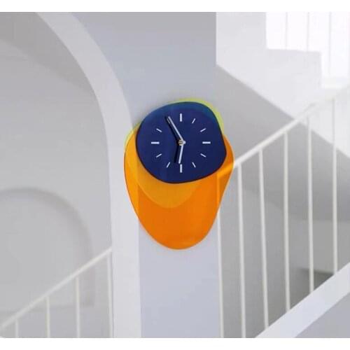 Nordic Living Room Decorative Irregular Clock Bedroom Creative Wall Clock Acrylic Personalized Household Wall Clock