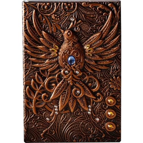 A5 New European Style Embossed Notebook best for Office, Travel, Student or Gift , 80 gsm Line Page, TPN029