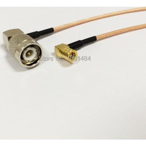 New TNC MalePlug Right Angle Connector Switch SMB Female Jack Right Angle Convertor RG316 Wholesale Fast Ship 15CM 6" Adapter