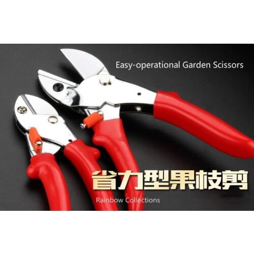 8inch SK5 Anvil Pruning Scissors Horticulture Fruit Tree Shears Garden Tools Pruners Gardening Secateurs Grafting Tool Free ship