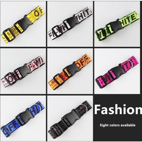 Fashion Trend Personalized Adjustable Size Pet Collar Eight Colors to Choose from Pet Collar Pet Supplies Dogs Nylon