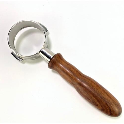 58mm Coffee Bottomless Portafilter For La Marzocco E61 For INEA MINI GS3 LINEA CLASSIC FB70 FB80 GB5 Wood Handle Replacement