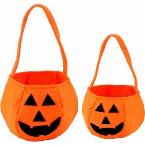 Halloween Supplies Pumpkin Candy Tote Bag Witch Hat Ghost Festival Bar Masquerade Performance Haunted House Kids Dress Up Props