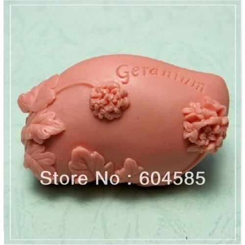 Geranium 50441 Craft Art Silicone Soap mold Craft Molds DIY Handmade soap molds