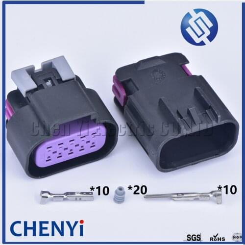 10 pin efi engine auto waterproof connector Oil Pump Connector Light Lamp Socket For BUICK Infiniti ISSUZU 15326847 15326842