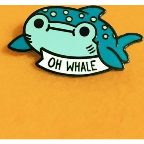 Oh Whale Women Decoration Fashion Jewelry Brooch Pin