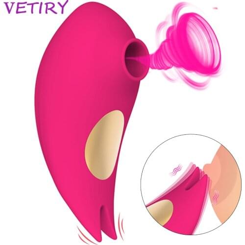 2 In 1 Sucking Vibrator Nipple Massager Clitoris Stimulator Female Masturbation Vibrators For Women Couples Oral Sucker Sex Toys