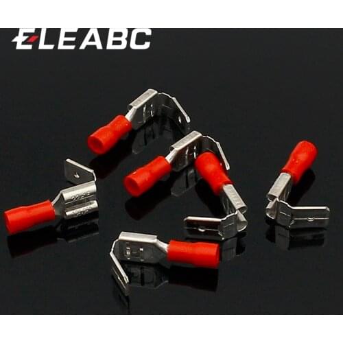 20x Crimping Connectors Piggyback Female Spade Connector Terminals Brass printed with Sn