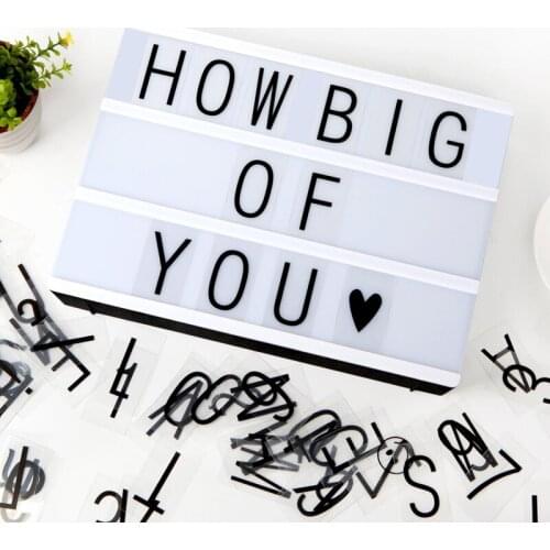 3Kinds Of Card ForLED Combination Light Message Board USB/Battery Powered Night Table Desk Lamp DIY Letters Symbol Cards Decor