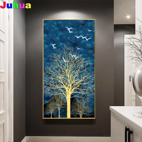 Abstract Painting Rich Tree Full Square/Round 5D Diamond Painting plant Diamond Embroidery Mosaic full decor Diamond stitch