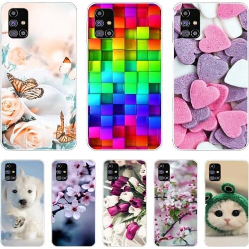 For Coque Samsung Galaxy A71 5G A51 5G Case Soft Silicone Back Case for Samsung A71 5G A51 Cover A 51 Shockproof case A71 Cover
