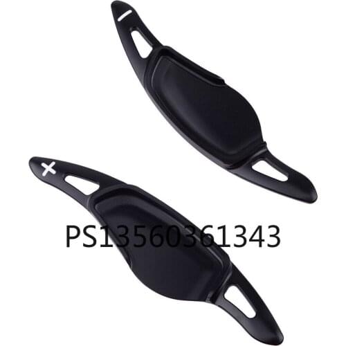 Black Car Steering Wheel Shift Paddle Extension Fit For BMW X3 X4 X5 M5 2018-19