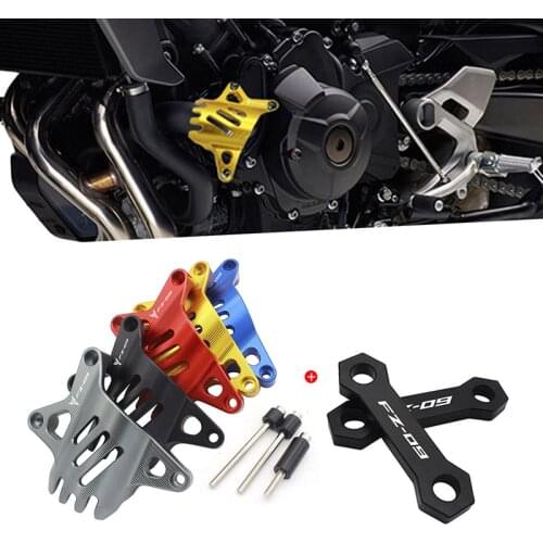 SEMSPEED Motorcycle Engine Cooling Pump Guard Lowering Seat Bracket Kit For Yamaha FZ-09 XSR900 Tracer 900 GT 2014-2020 21 MT-09
