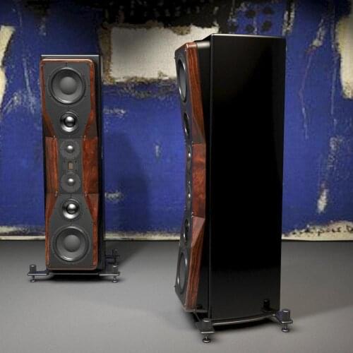 L-002 4-way 7-driver Floor Standing Speaker Loudspeaker Morel Woofer Mundorf ribbon tweeter Supper Bass Loudspeaker
