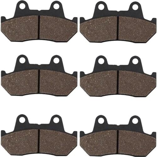Motorcycle Front and Rear Brake Pads for HONDA STREET BIKES CX 650 CX650 Turbo 1983 VF 700 Interceptor 1984 1985