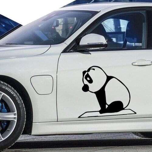 Cartoon panda Auto Sticker Car Body Window Auto Decoration Car Styling Stickers And Decals