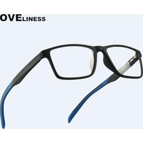 TR90 glasses frame men myopia Prescription computer spectacle frames women Ultra light square eyeglasses frames for men eyewear