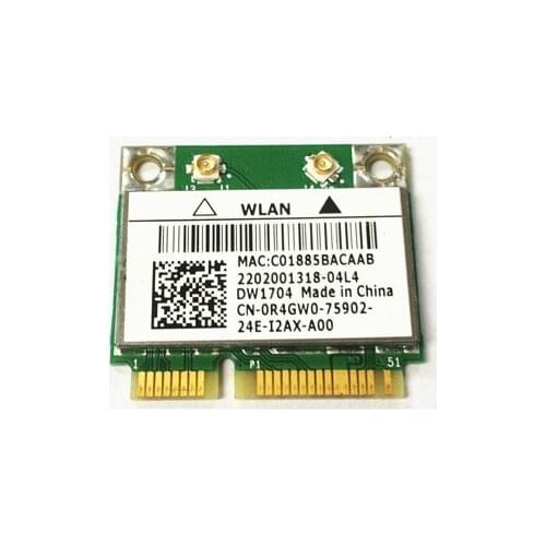 Wholesale For Dell Dw1704 For Broadcom BCM43142HM Bcm4314 Wifi For Bluetooth BT 4.0 Wireless Half Mini Pcie Card