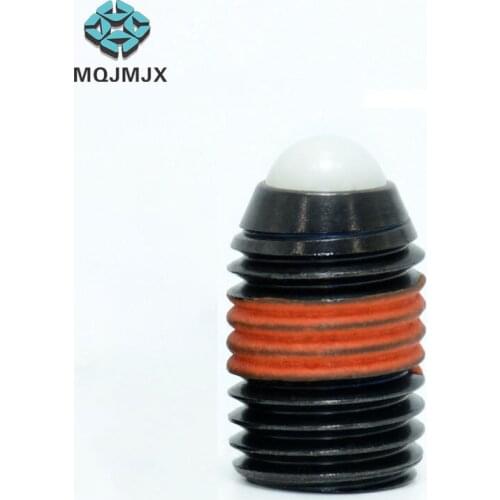MQJMJX Spring Plunger Polyacetal Ball Hex Socket Spring Ball Plunger Grub Point Set Screw M3/M4/M5/M6/M8/M10/M12/M16