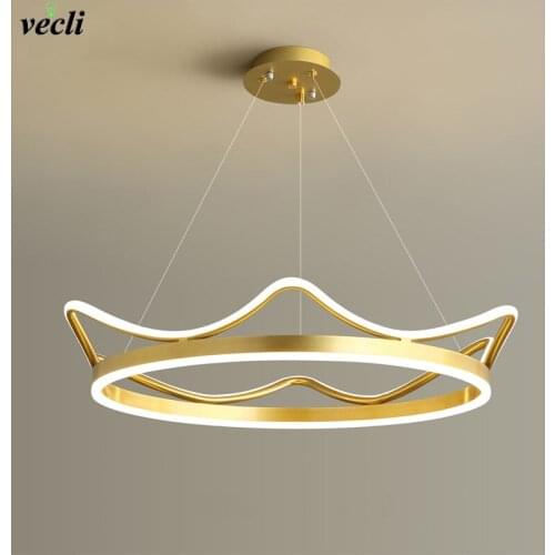 Modern simple Living room Pendent Lamp Nordic creativity crown Childrens room pendent light bedroom dining room Chandelier