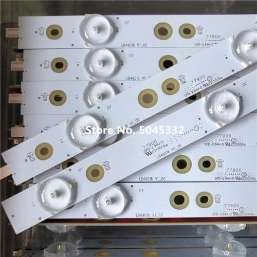 LED backlight strip 12 lamp for 49PUS6401 49PUH6101 49PUS6561 49PUS6501 LB49016 V1_00 01N21 01N22-A TPT490U2-EQLSJA.G REV:SC4D
