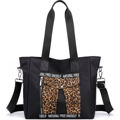 High Quality Durable Nylon Womens Handbag Large Capacity Shopping Shoulder Bags Fashion Casual Tote Female Travel Crossbody Bag