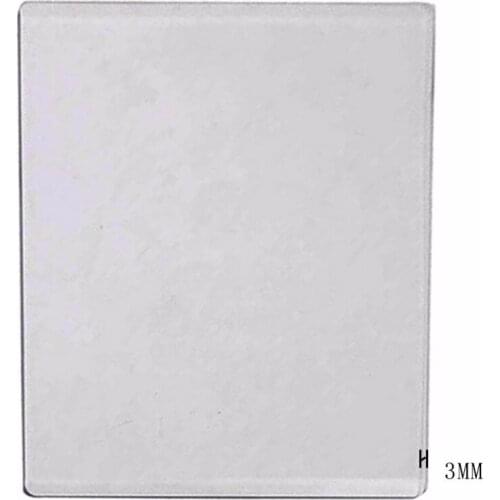 3mm thick DIY Acrylic Die Cutting Embossing Machine Plate Replacement Pad Scrapbooking Paper Craft