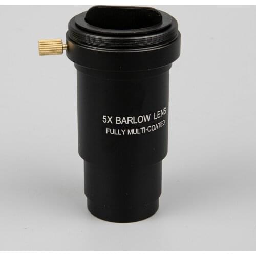 3X Metal Extender 3 Times Barlow Mirror Optical Lens Astronomical Telescope Accessories 5P0055