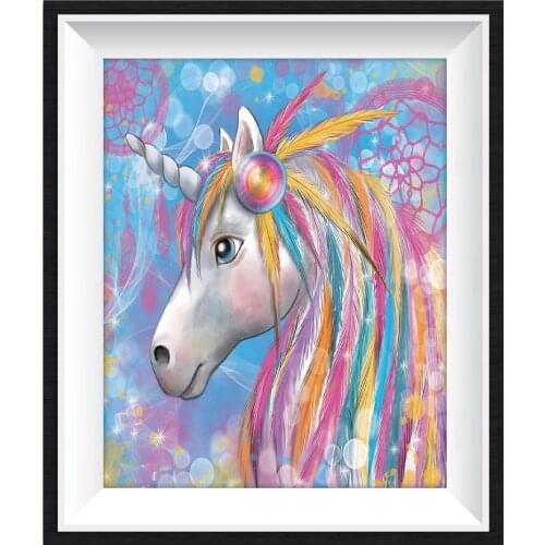 Diamond Painting 5D Unicorn Embroidery Horse Set DIY Full Round Some AB Drill Mosaic High-Quality Rhinestone Kit Home Decor