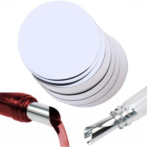Aluminum Foil Wine Pourer Drop Stop Red Wine Pourer Disc Disks Discs Flexible Drip Drop Stop Wine Pour Spouts Bar Wedding Party