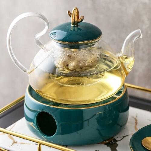 Ins style English flower tea set afternoon tea creative tea cup set ceramic Korean European coffee set coffee cup and saucer