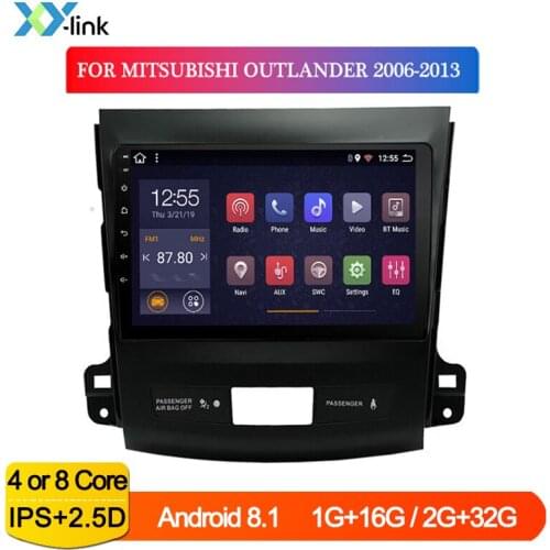 9” Android 8.1 Car Stereo non dvd Player GPS Head Unit For Mitsubishi Outlander 2006-2013 autoraedio audio multimedia player