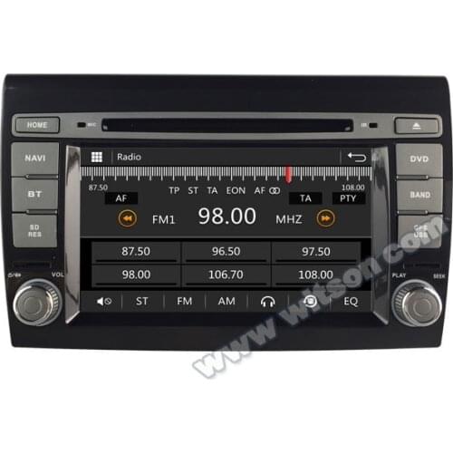 7" Capacitive Touch Screen Car DVD for Fiat Bravo 2007-2014 & Fiat Bravo 2010-2018 & Fiat Ritmo with TPMS System Support